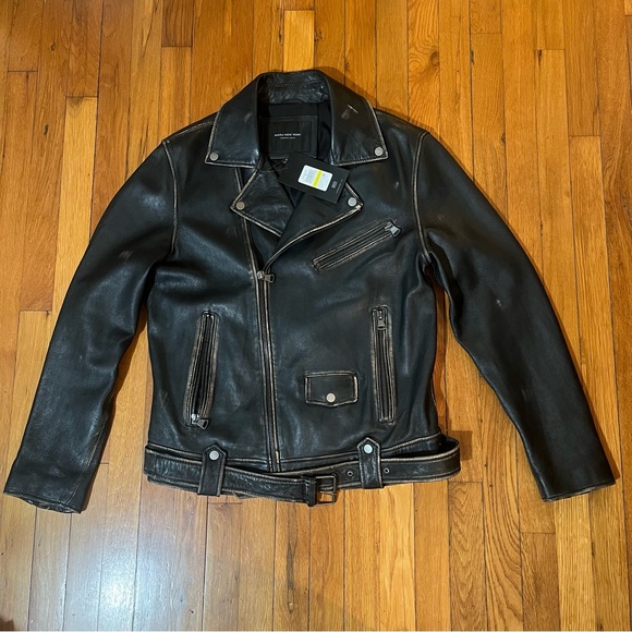 Wilsons Leather Moto Jacket (Medium) - Picture 6 of 8
